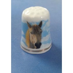 Dé à coudre Cheval / Croix de Camargue 