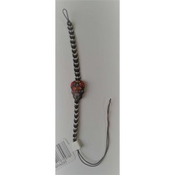 Bracelet Jour des Morts Mexicains Marron/Noir