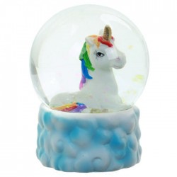 Boule de Neige Licorne Nuage