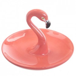 Porte-bijoux et bagues Flamant Rose