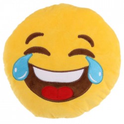 Coussin Rond Emoti Smiley Mort de RIre