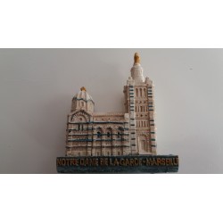 Magnet Résine Relief Bonne Mère Notre Dame de La Garde - Marseille