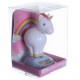 Figurine Solaire Licorne Arc-en-Ciel