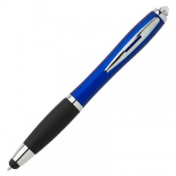 Stylet-Stylo LED 3 en 1 en plastique Bleu