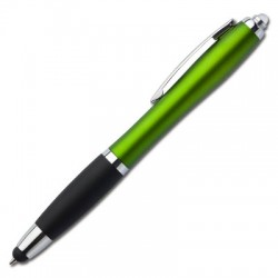 Stylet-Stylo LED 3 en 1 en plastique Vert