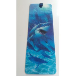 Marque Page 3D Requin
