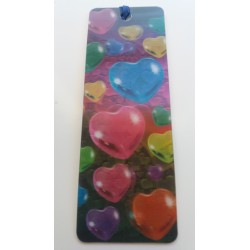Marque Page 3D Coeurs