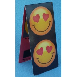 Marque Page Magnétique Smiley  Emoti Coeurs