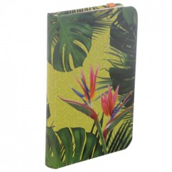 Carnet de Note Elastique Plante Tropicale