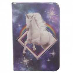 Carnet de Note Elastique Licorne