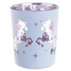 Lot de 2 Porte-bougie Photophore - Licorne