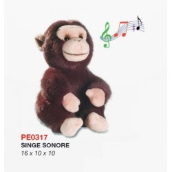 Peluche Singe Sonore