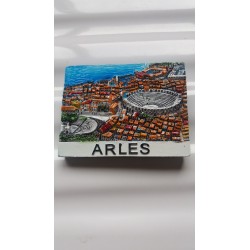 Magnet Résine Arles Arènes Aérien