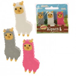 Set de 3 Gommes Alpaga