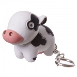 Porte-Clés Lumineux et Sonore Vache