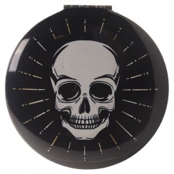 Miroir Noir Crâne