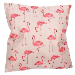Coussin Moelleux Flamant Rose