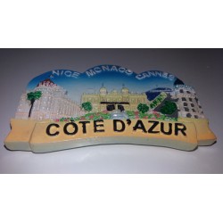 Magnet Résine Côte d'Azur - Nice - Monaco - Cannes
