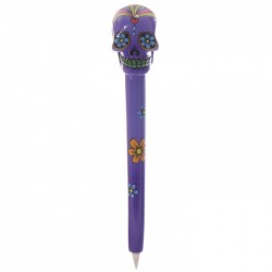 Stylo Jour des Morts Mexicains Violet 