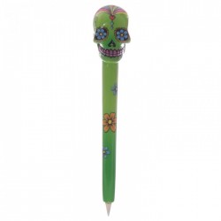 Stylo Jour des Morts Mexicains Vert