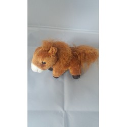 Porte-Clés Peluche Cheval Marron