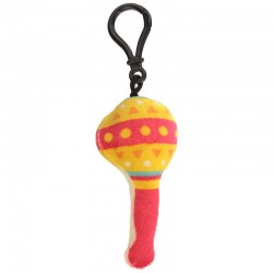 Porte-clés Moelleux Peluche Maracas avec Son 