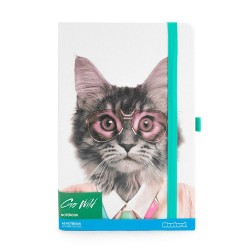 Carnet de Notes Chat Lunette