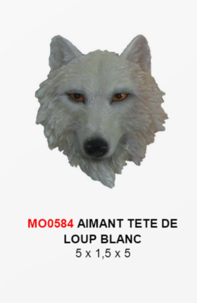 magnet tete loup blanc marcoeagle marcoeagle