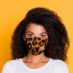 Masque de Protection Réutilisable Tissu "Léopard"