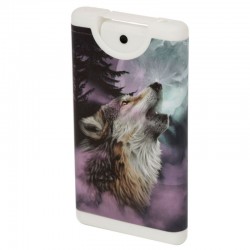Spray Désinfectant pour les Mains avec Déco Loup