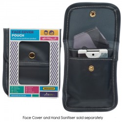 Pochette Etui pour Masque & Spray Désinfectant "Gris Anthracite"