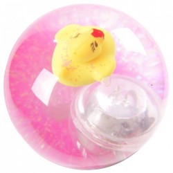 Balle Rebondissante Lumineuse Canard Rose