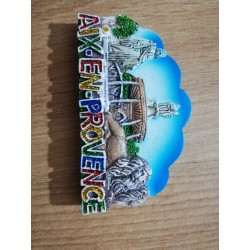 Magnet Résine Aix-en-Provence Rotonde