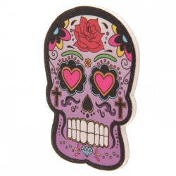 Lime à Ongles Jour des Morts Mexicains Violet