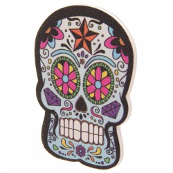 Lime à Ongles Jour des Morts Mexicains Bleu