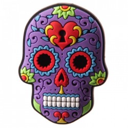 Magnet  "Jour des Morts Mexicains" Violet