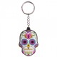Porte-Clefs "Jour des Morts Mexicains Blanc"