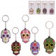 Porte-Clefs "Jour des Morts Mexicains Blanc"