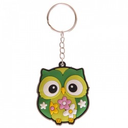Porte-Clés Hibou Vert