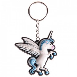 Porte-Clef Licorne Bleu