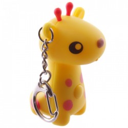 Porte-Clef Lumineux et Sonore Girafe 1