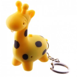 Porte-Clés Lumineux et Sonore Girafe 2