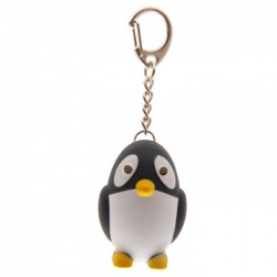 Porte-Clés Lumineux et Sonore Pingouin