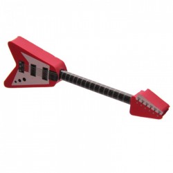 Crayon et Gomme Guitare Electrique Rouge 