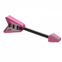 Crayon et Gomme Guitare Electrique Rose