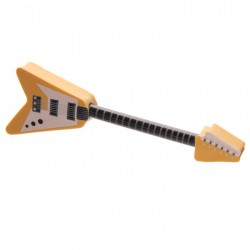 Crayon et Gomme Guitare Electrique Jaune