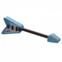 Crayon et Gomme Guitare Electrique Bleu