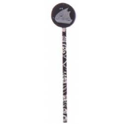 Crayon et Gomme Pirate 1 (Corps Noir)