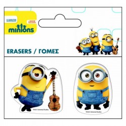 Set de 2 Gommes MINIONS 