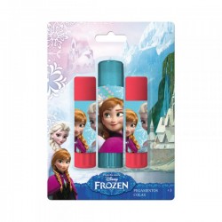 Blister 3 Tubes de Colle "La Reine des Neiges"